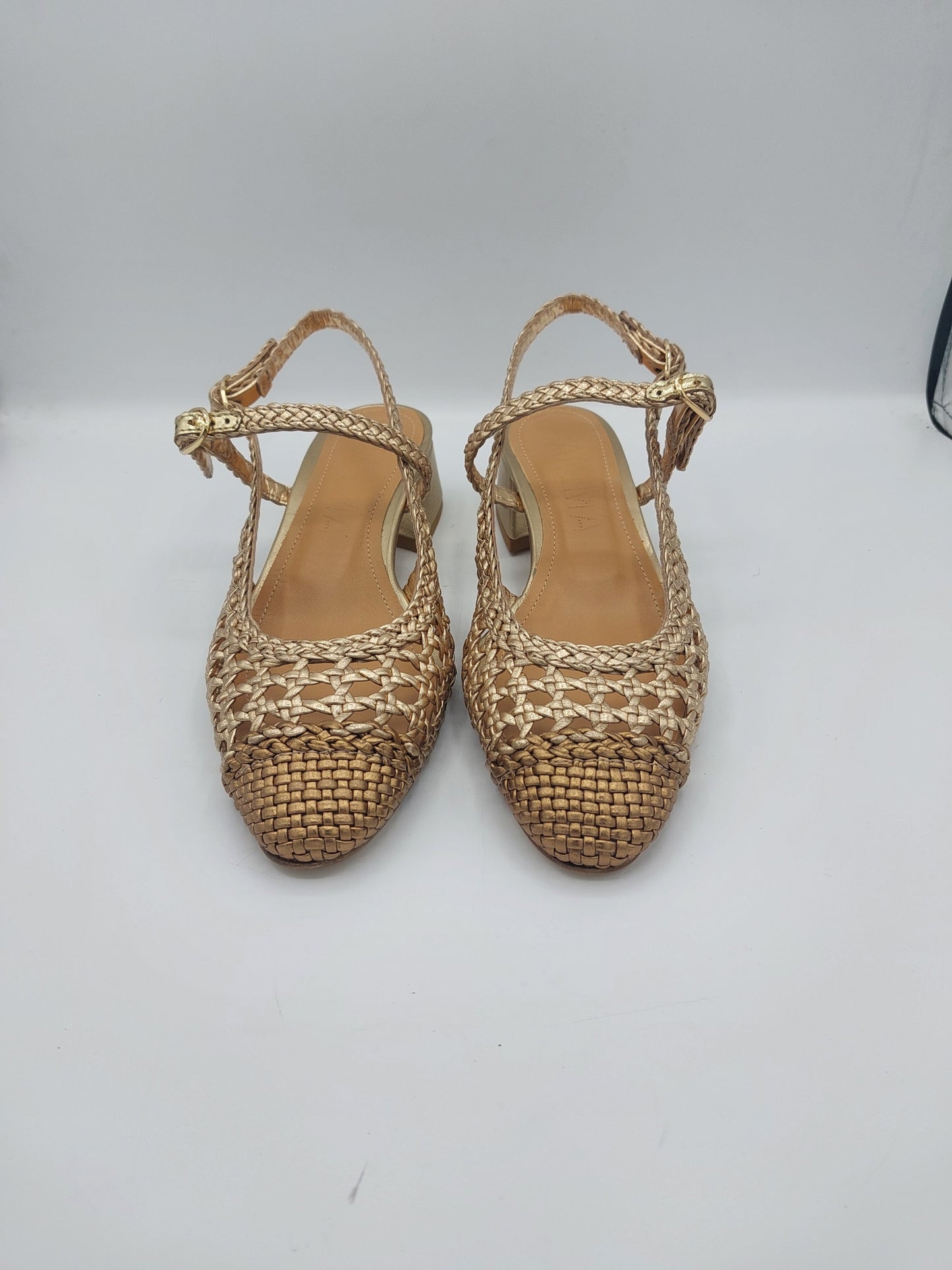 Anima scarpa chanel lavorata bicolore