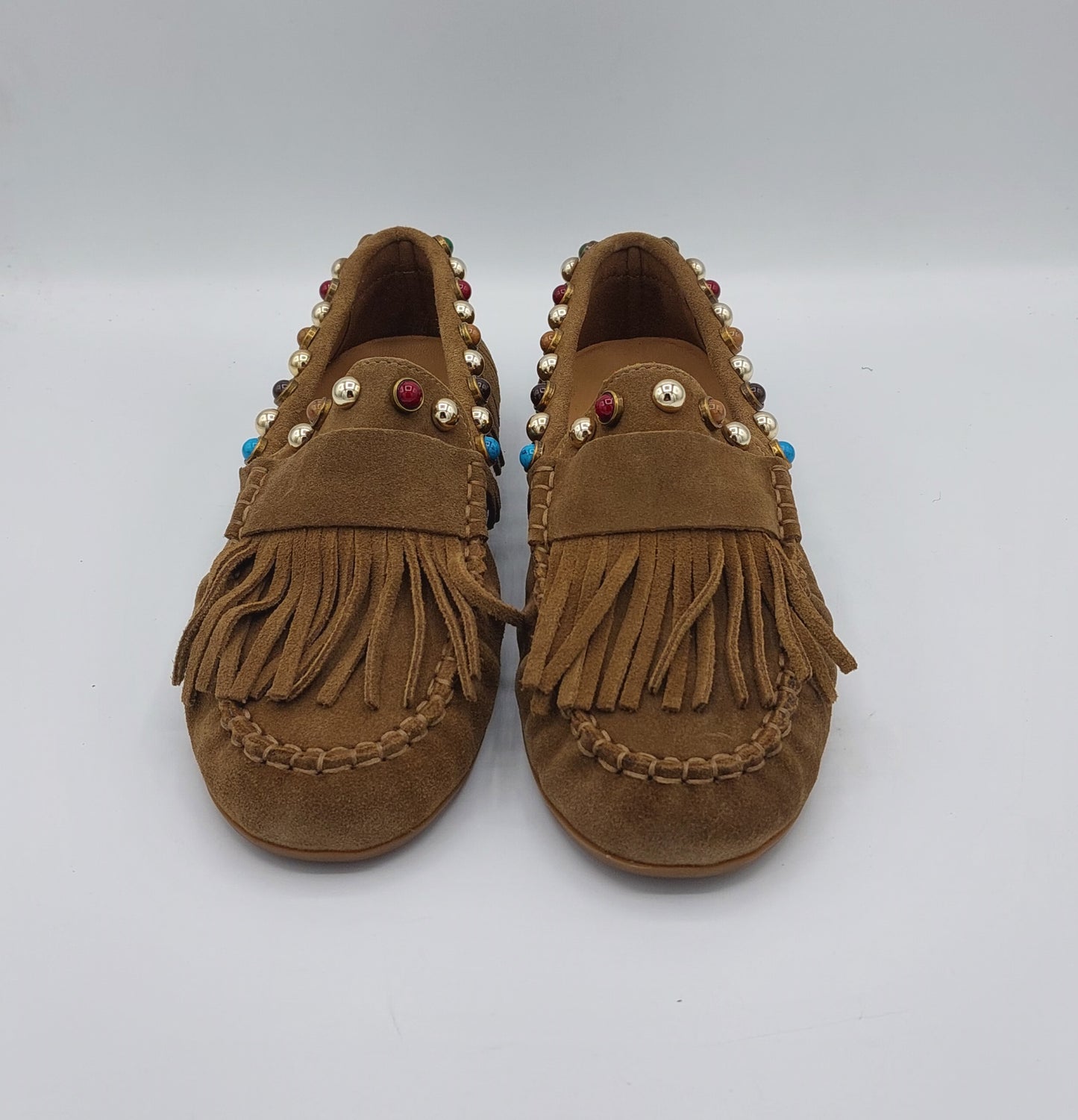 Inuovo mocassino camoscio marrone