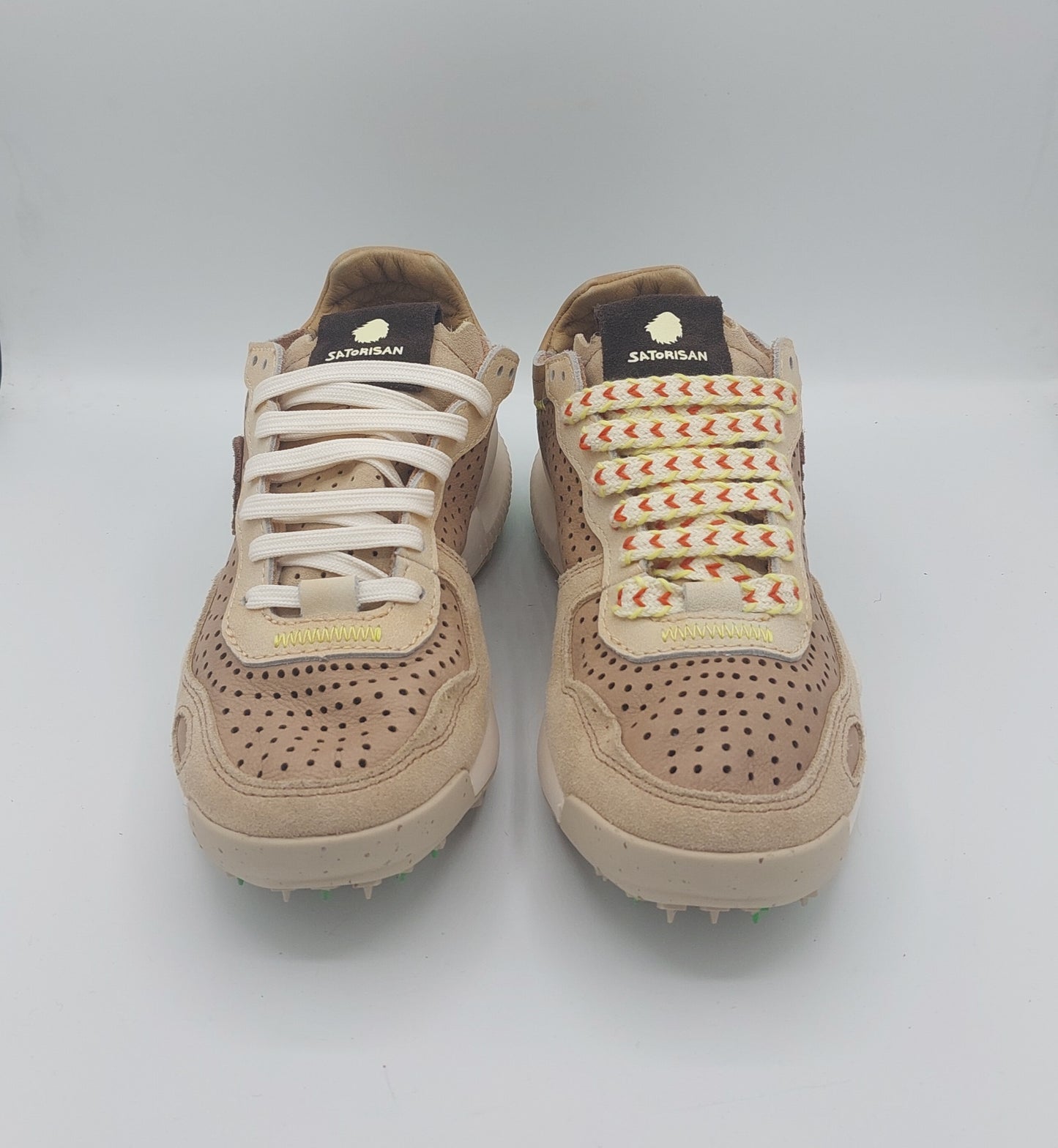 Satorisan sneakers donna in pelle rosa forata