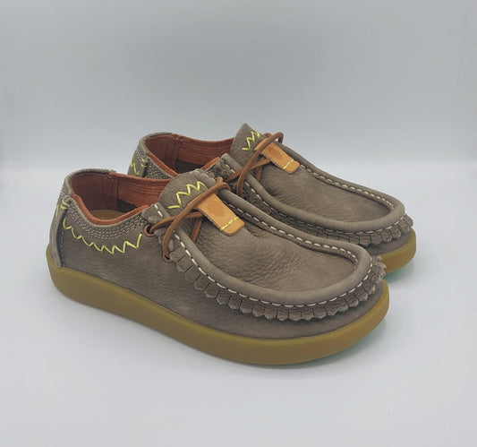Satorisan scarpa paraboot donna in pelle taupe