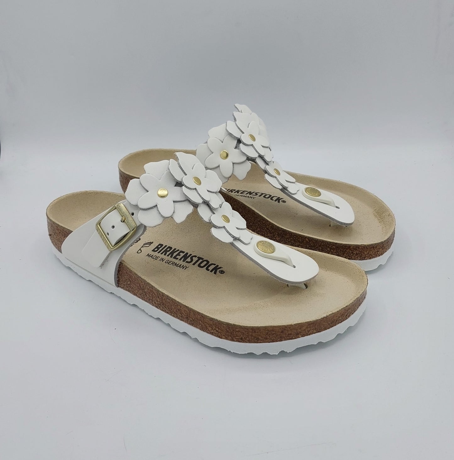 Birkenstock ciabatta infradito Gizeh flower