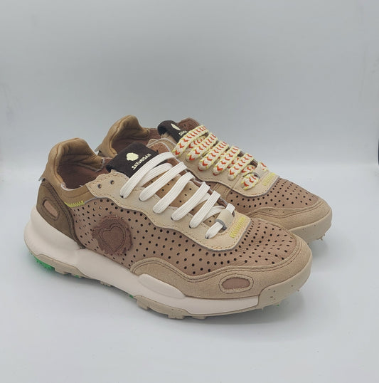 Satorisan sneakers donna in pelle rosa forata