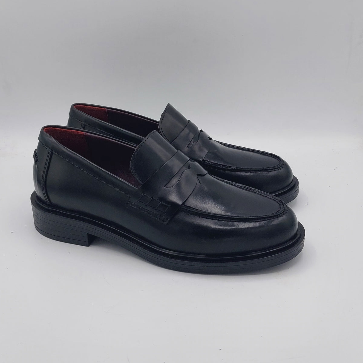 Lorenzomari mocassino pelle nera