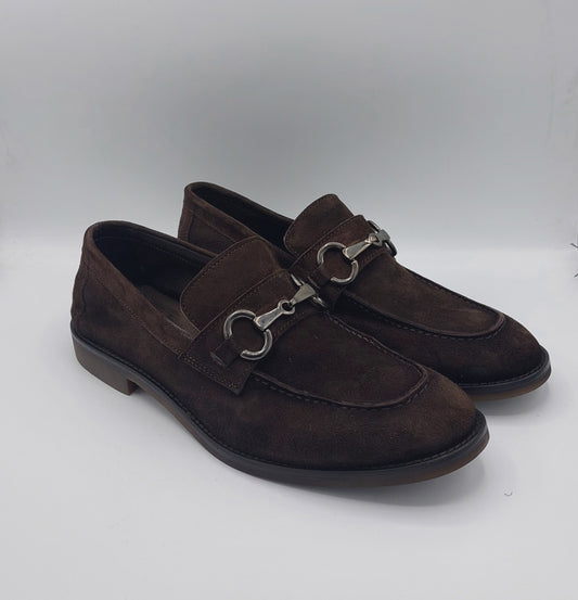 Manifacture mocassino camoscio marrone