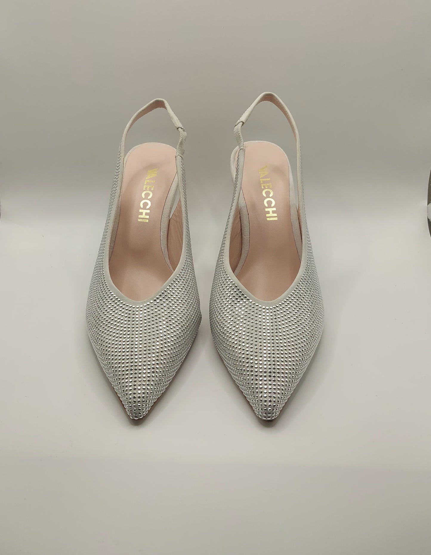 T.Q chanel strass argento