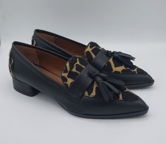 T.Q mocassino basso stampato cavallino giraffa