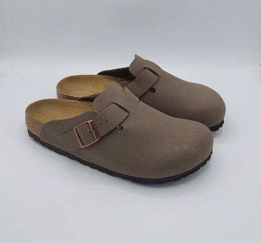 Birkenstock Boston uomo donna color mocca