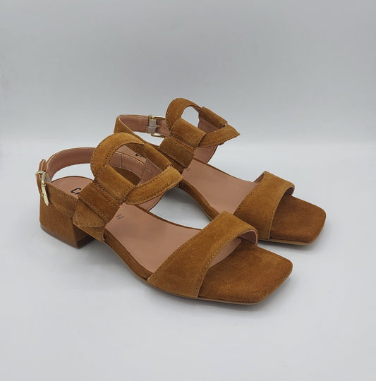 Carmens sandalo in camoscio tabacco