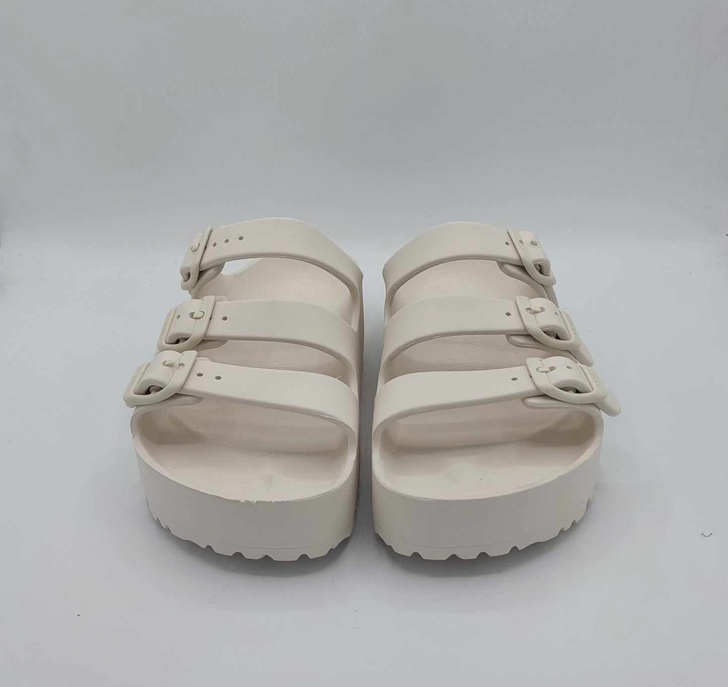 Birkenstock ciabatta Florida Eva bianca platform