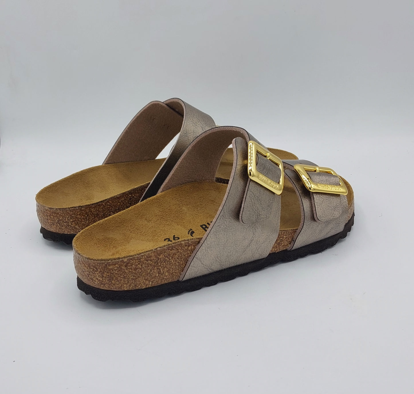 Birkenstock ciabatta Sidney Buckle taupe