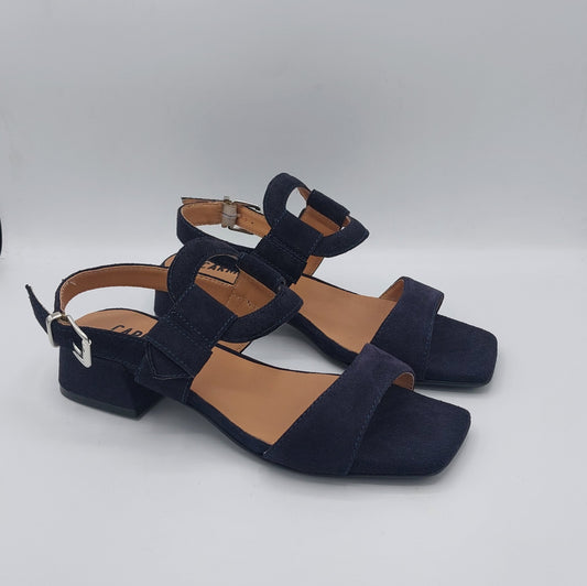 Carmens sandalo camoscio blu