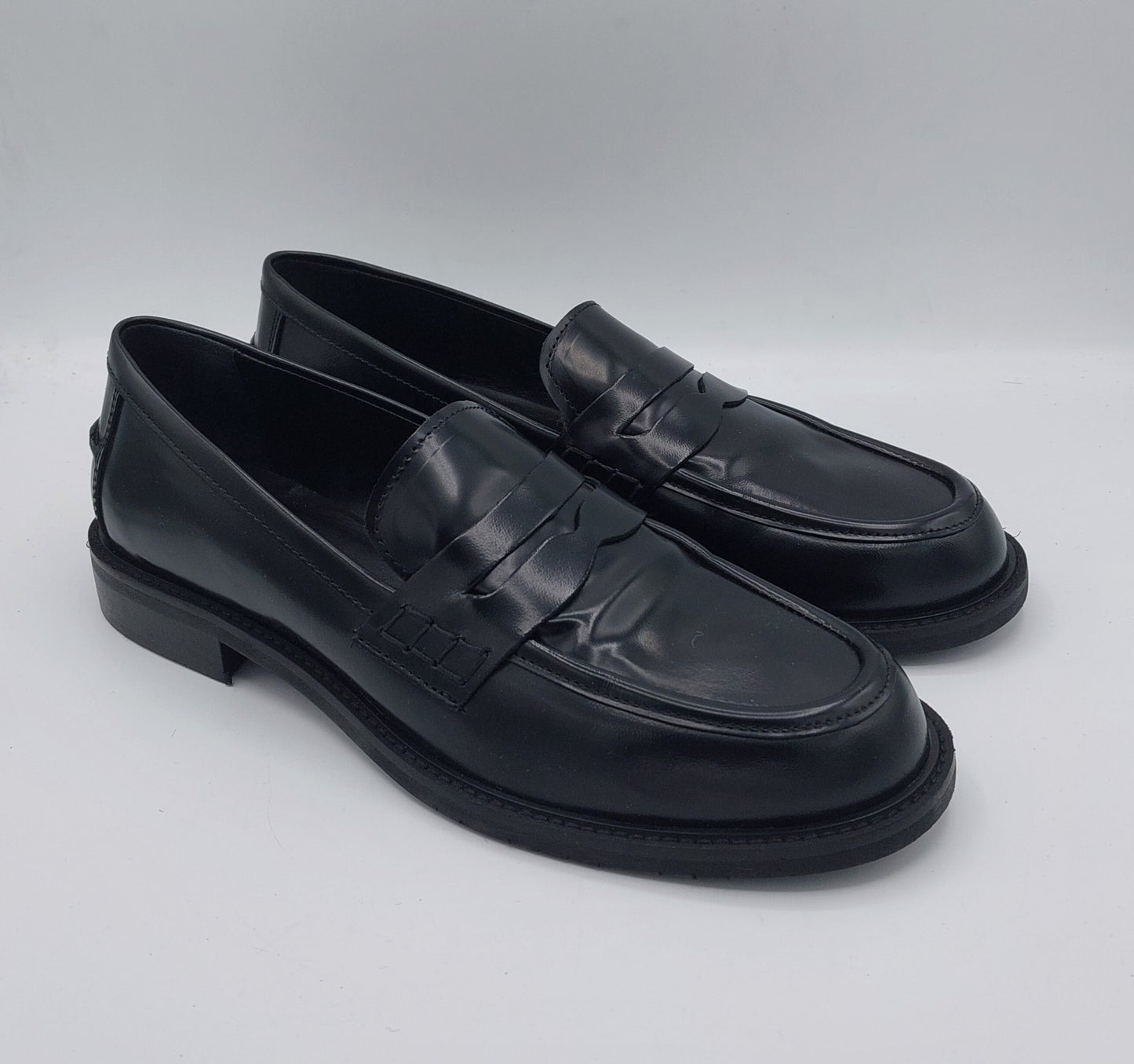 Anima mocassino in pelle spazzolata