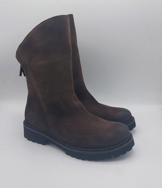 Felmini stivale pelle marrone