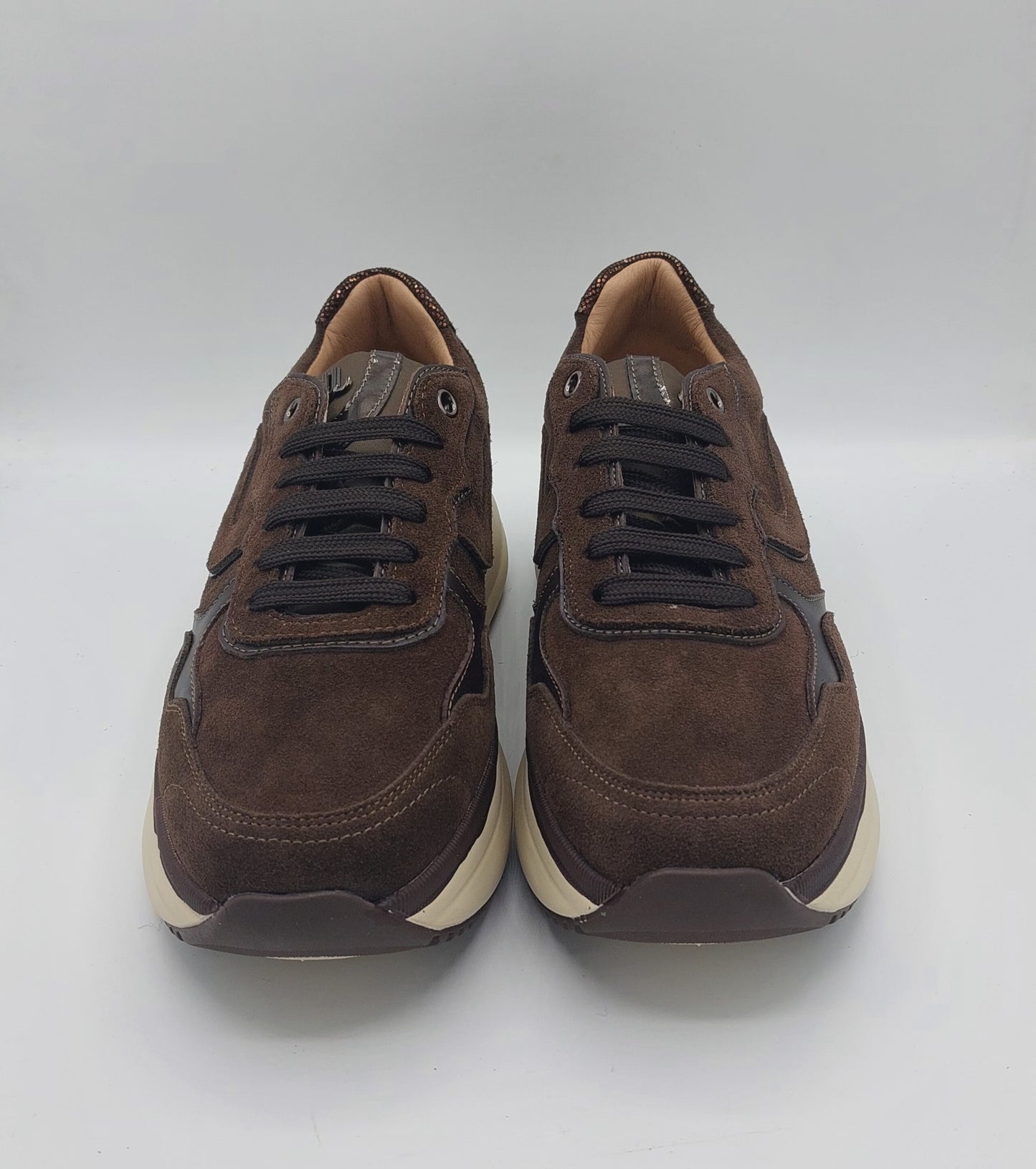 Janet e Janet sneakers donna camoscio marrone