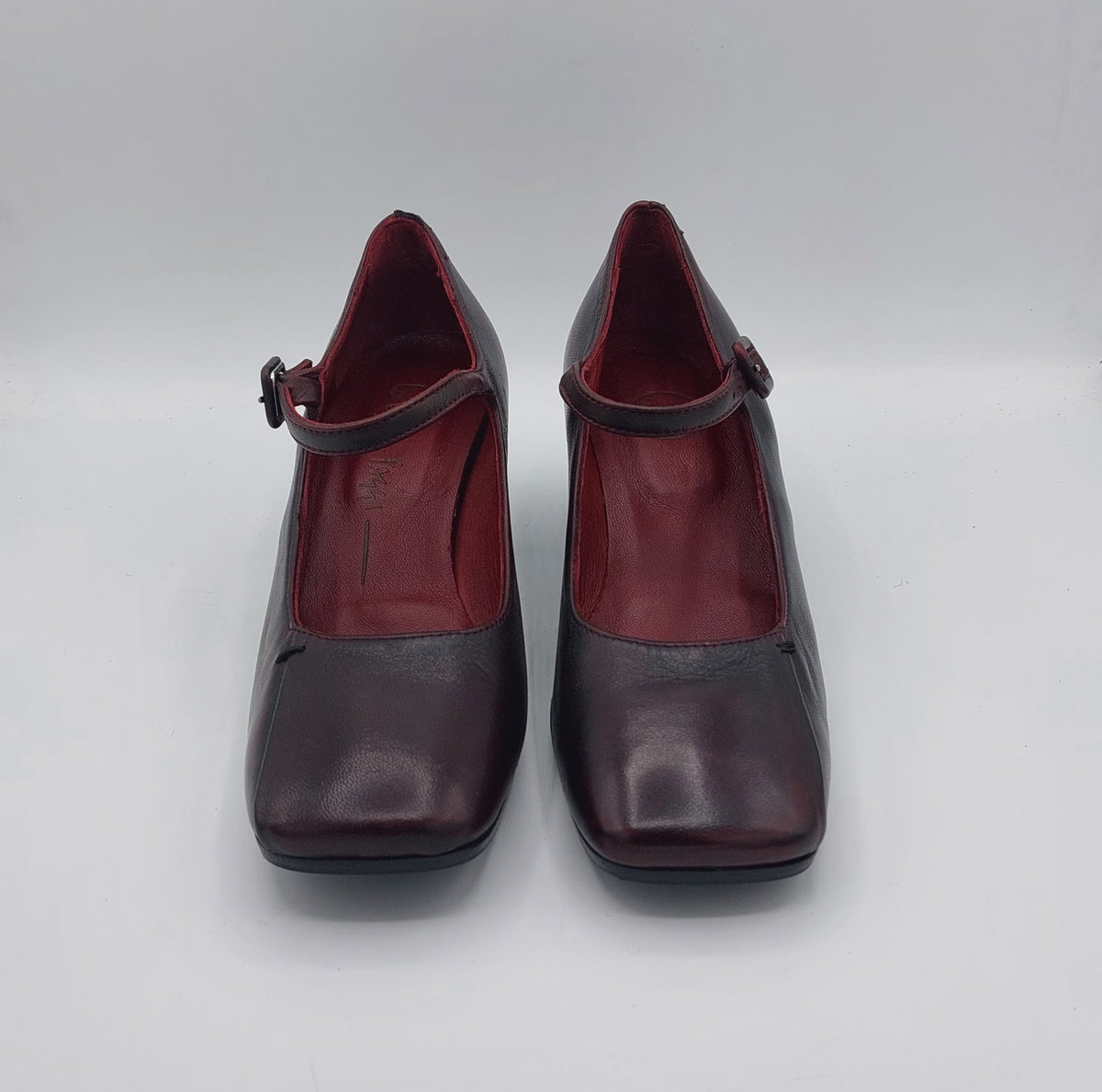 Lorena Paggi scarpa bebè pelle sfumata bordo'