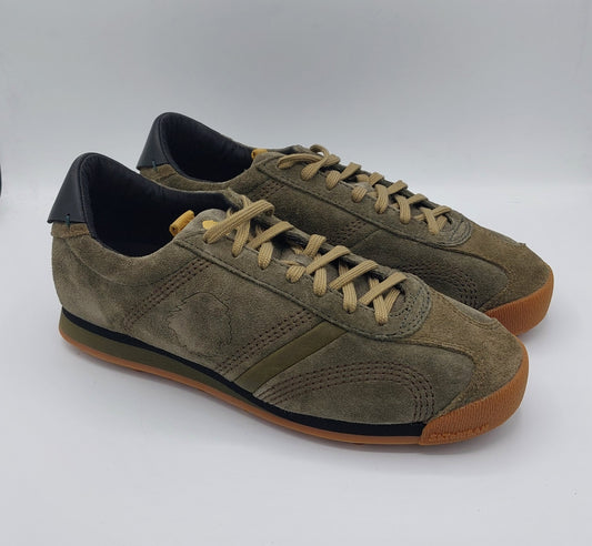 Satorisan sneakers uomo camoscio verde