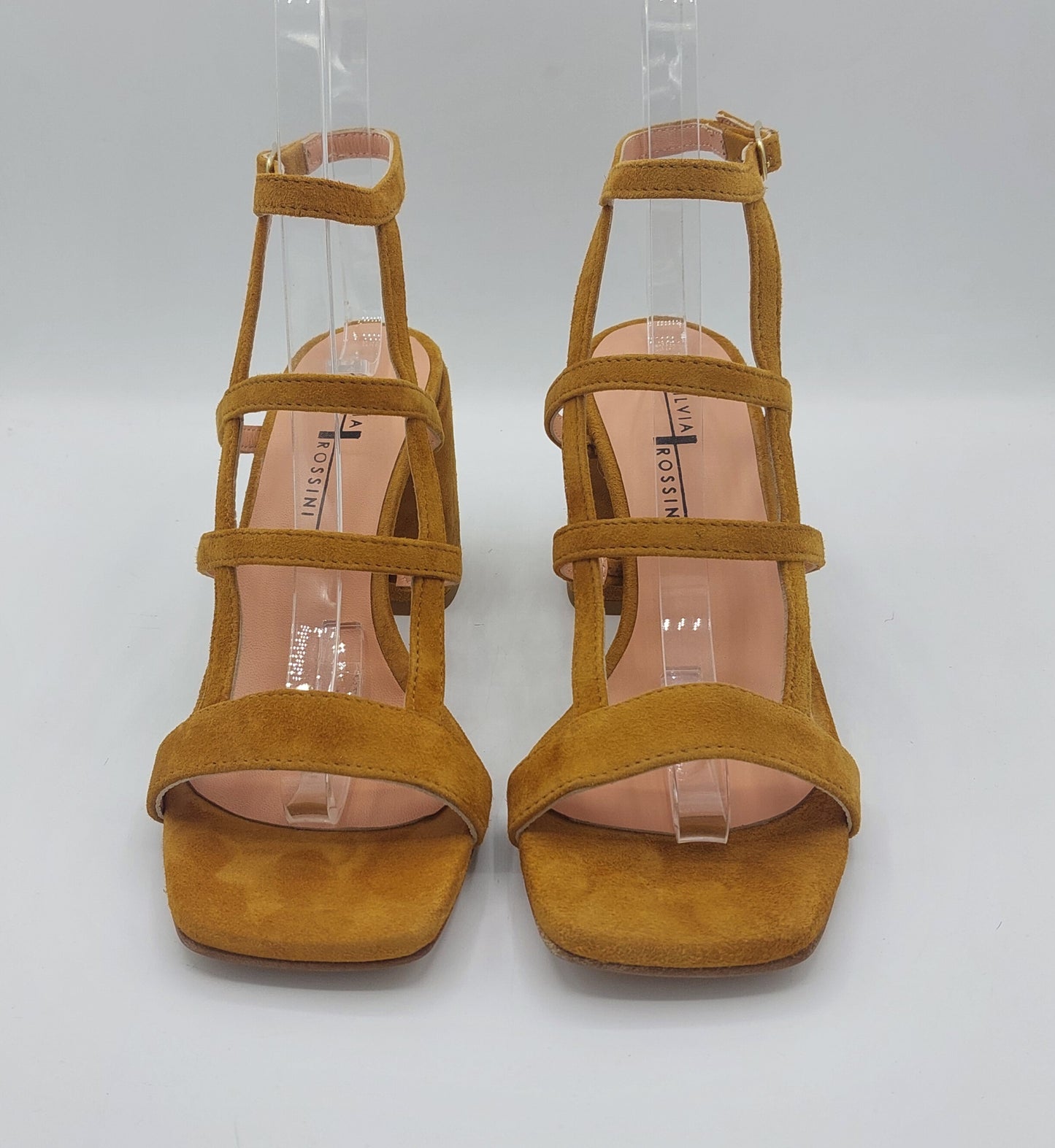 Silvia rossini sandalo camoscio color tabacco