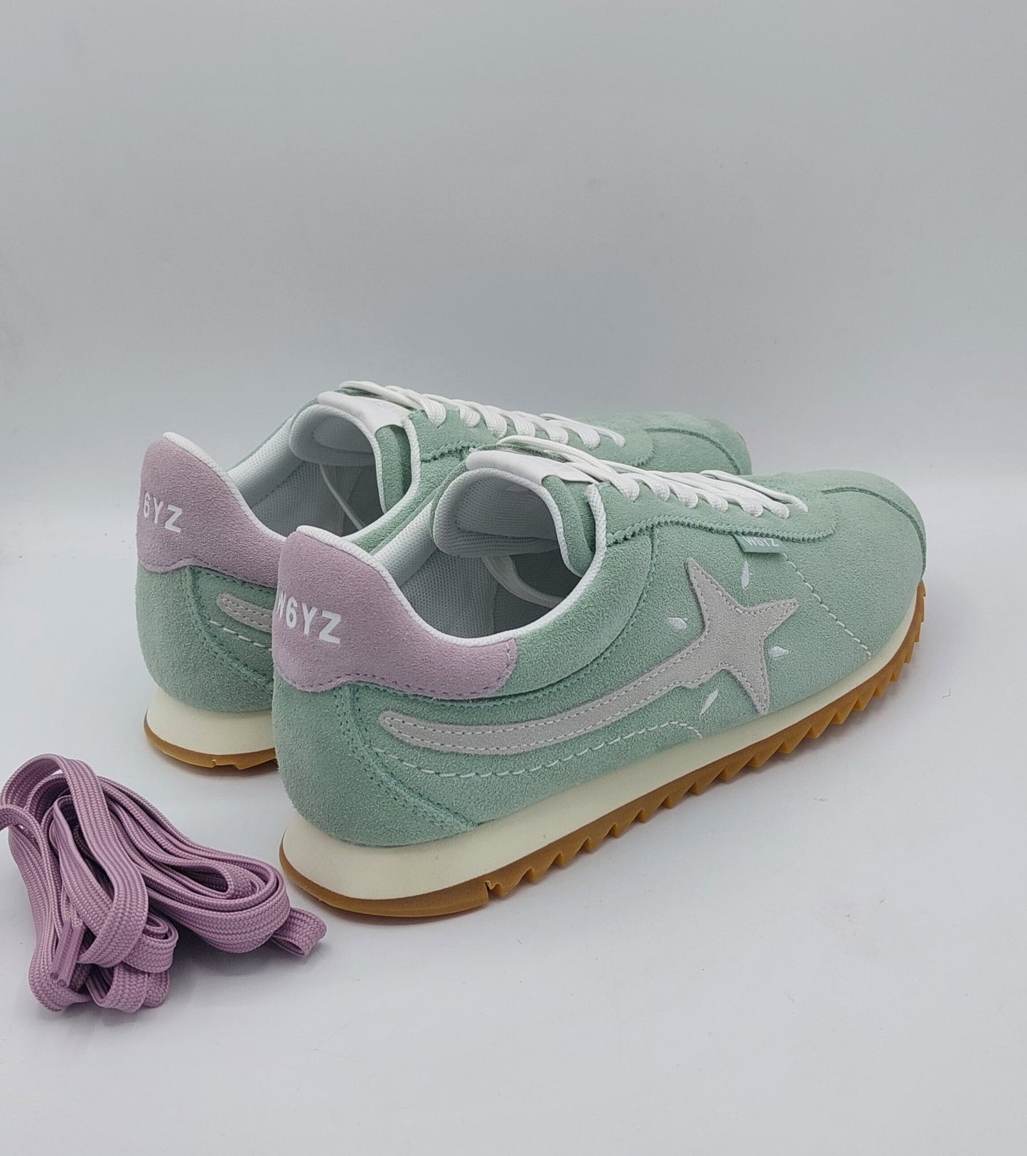 Wizz sneakers donna camoscio verde tiffany