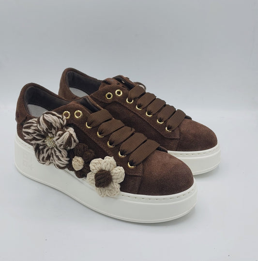 Gio+ sneakers camoscio moro