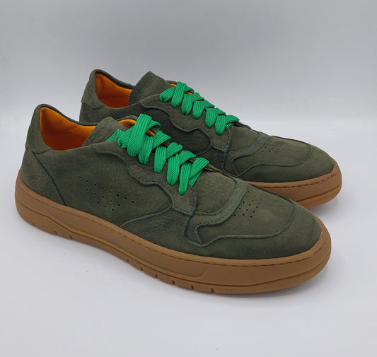Lord Douglas scarpa uomo nabuk verde
