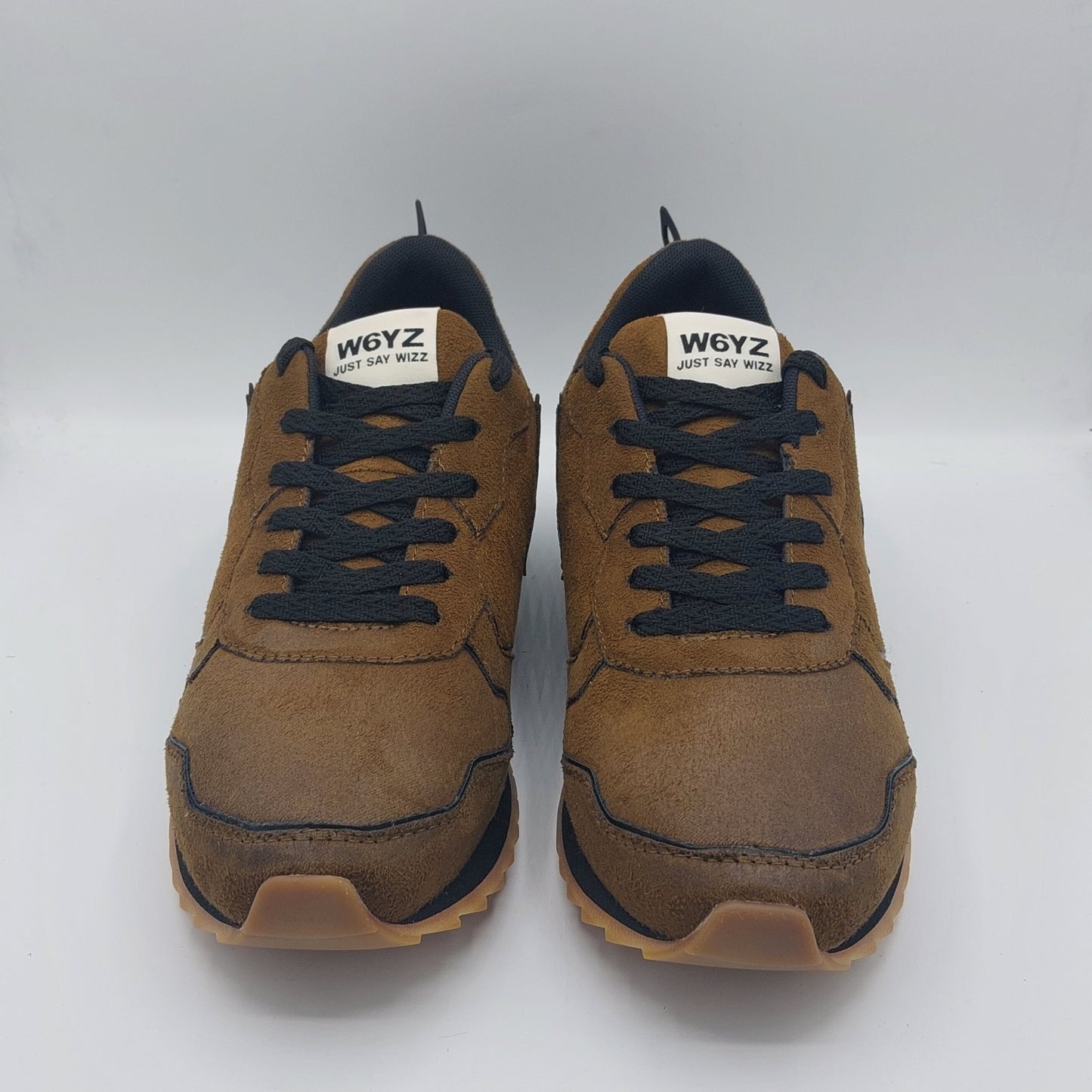 Wizz sneakers uomo in camoscio tabacco