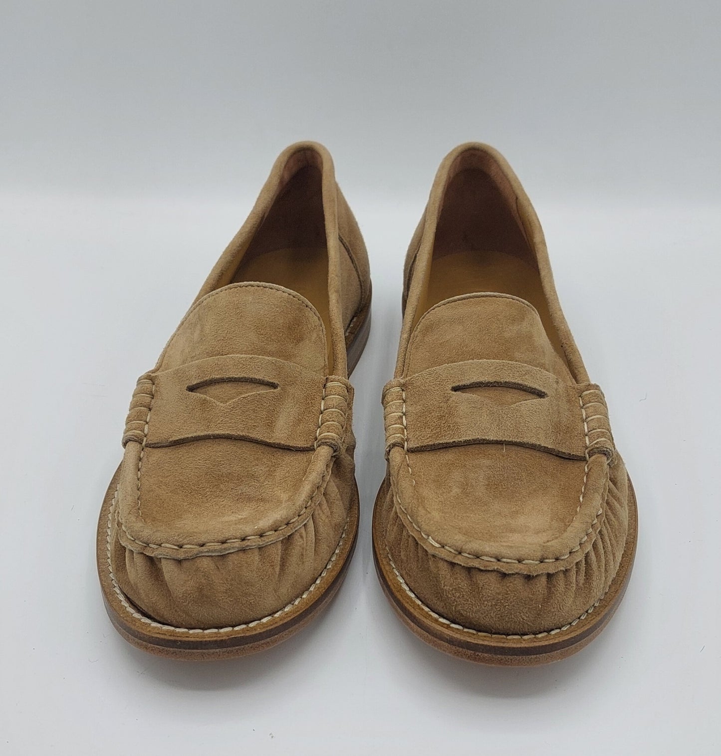 Anima mocassino donna in camoscio