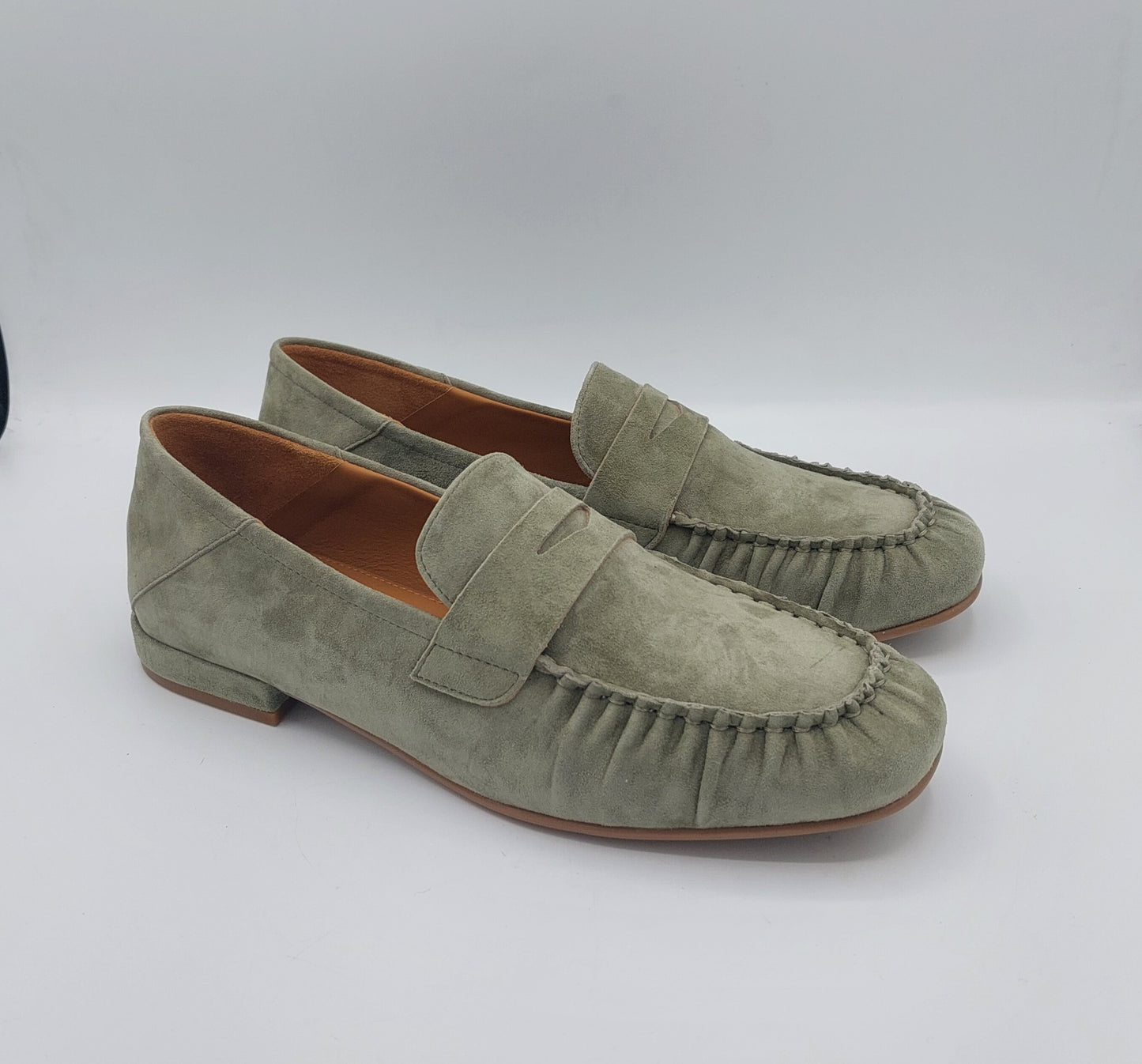 Bruno Premi mocassino donna verde salvia