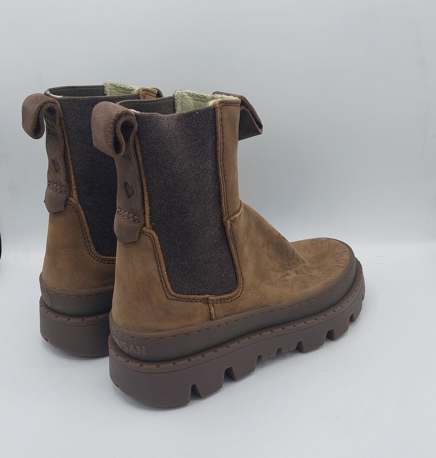 Satorisan beatles donna in pelle marrone