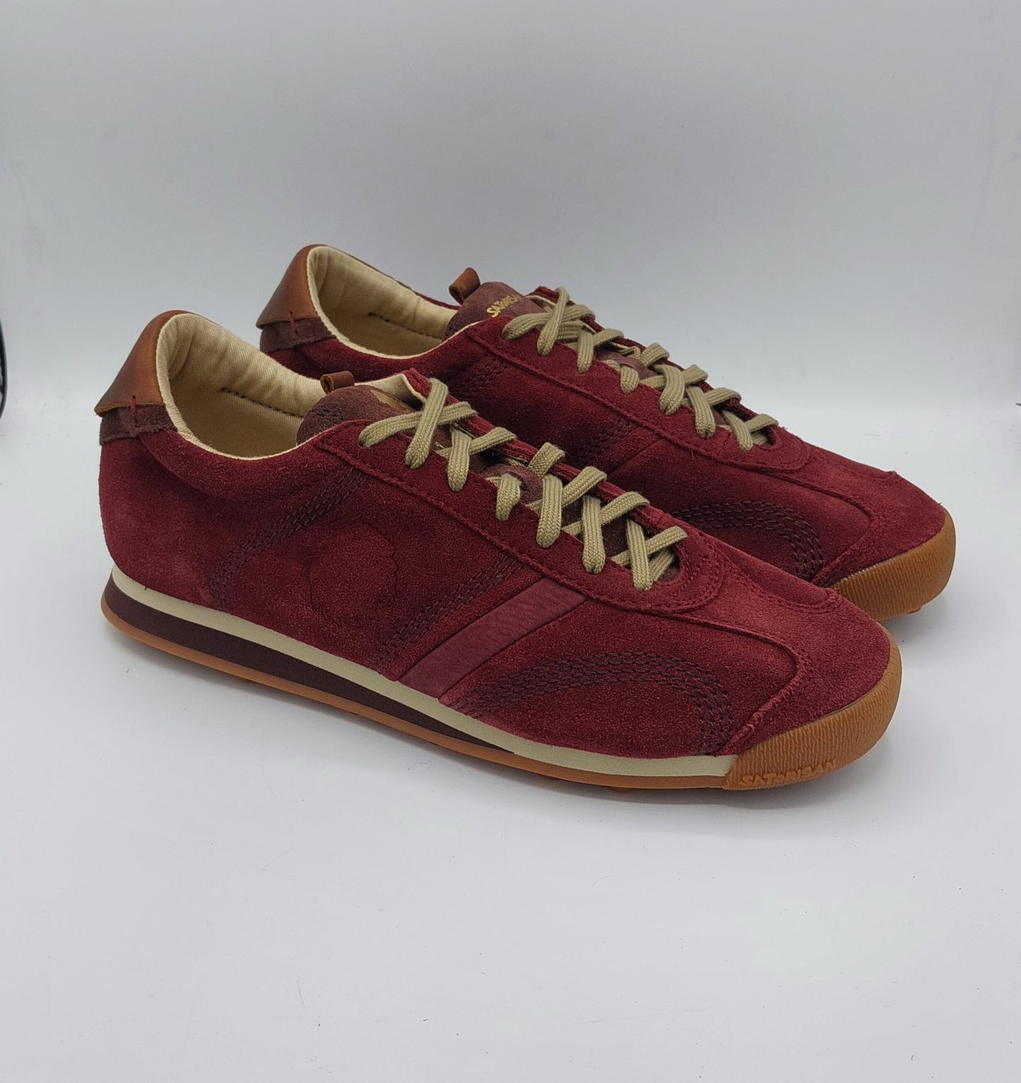 Satorisan sneakers uomo camoscio bordo'