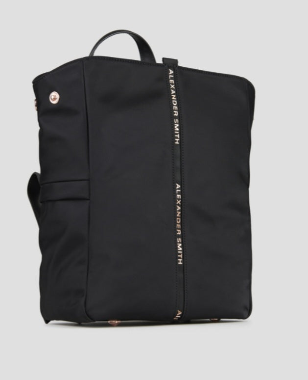 Alexander smith borsa zaino nylon nero