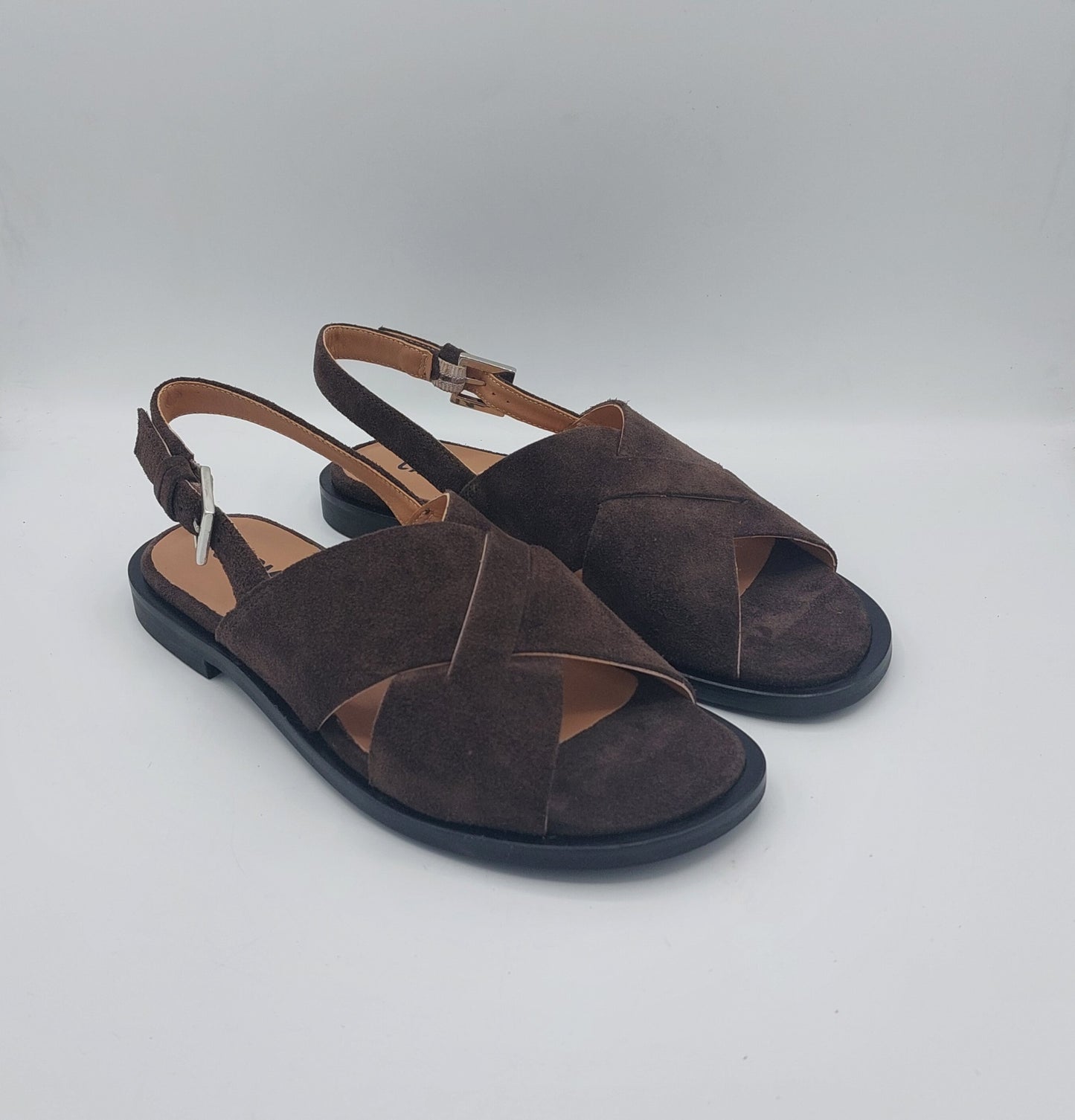 Carmens sandalo camoscio marrone