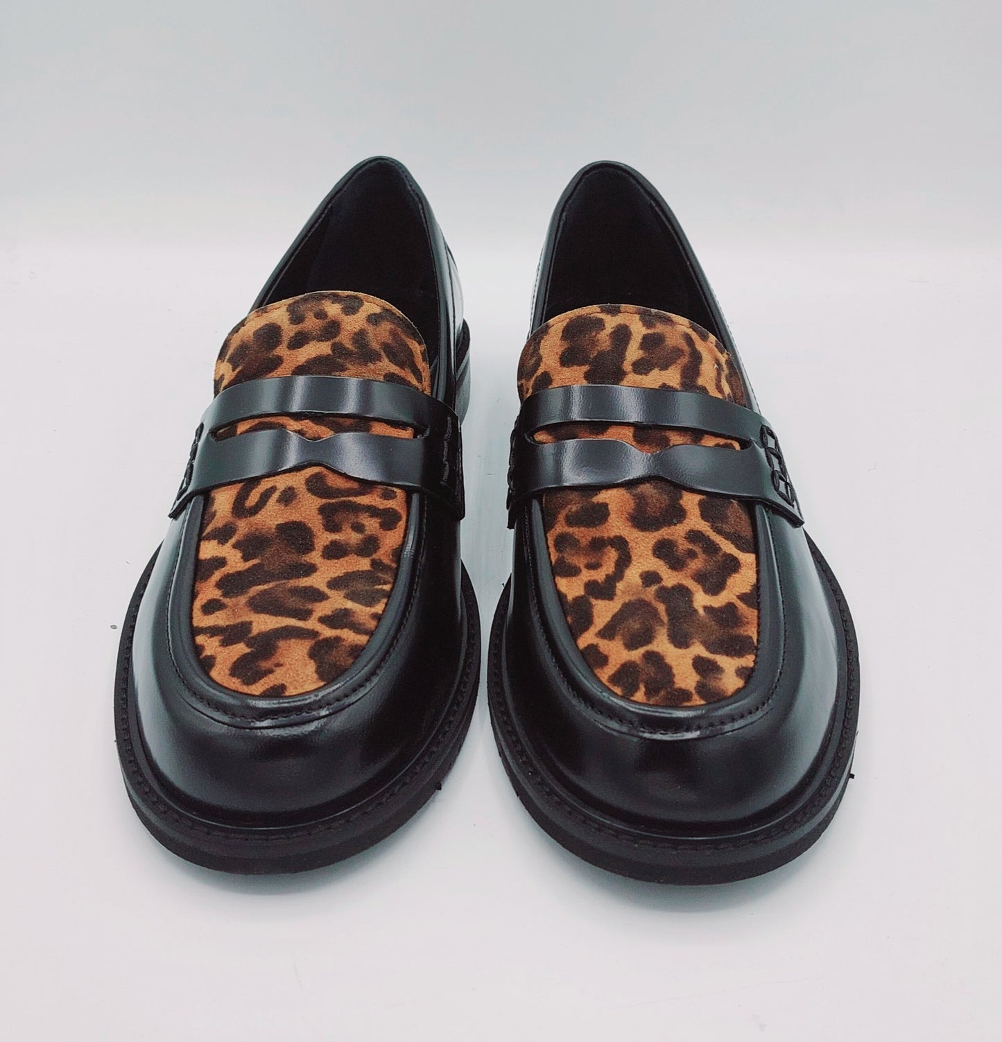 Anima mocassino pelle nera