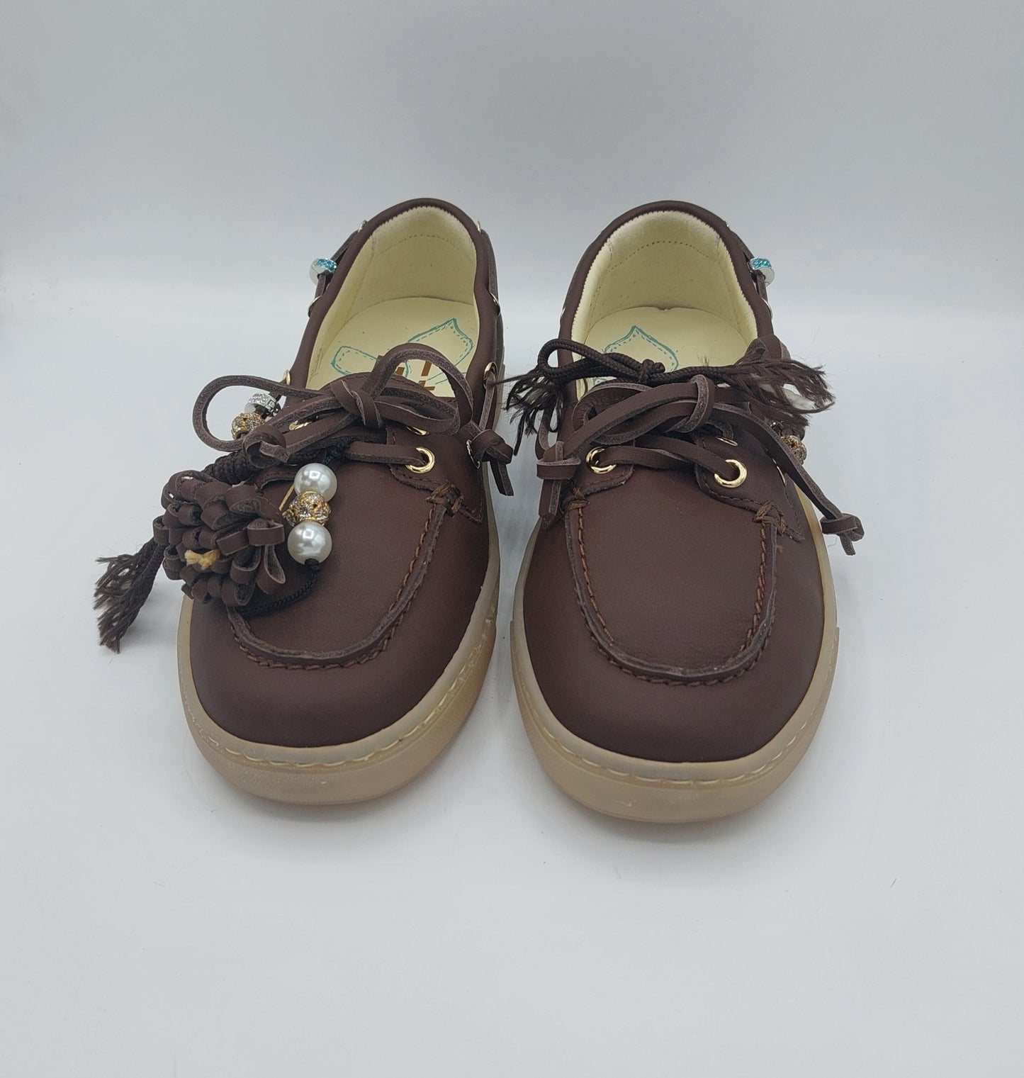 Gio+mocassino da barca pelle marrone