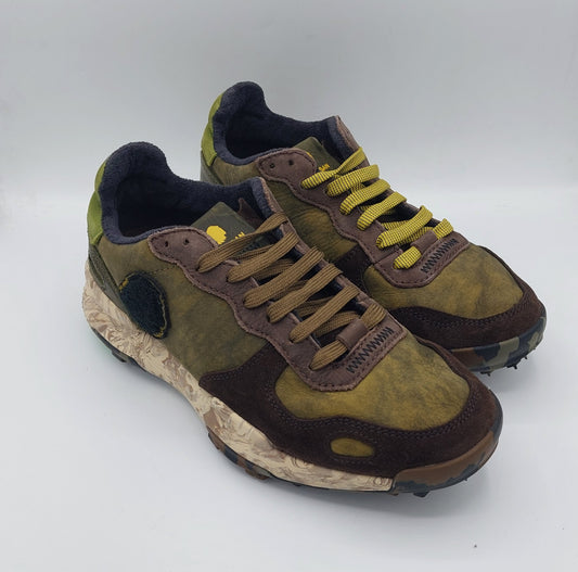 Satorisan sneakers uomo pelle verde