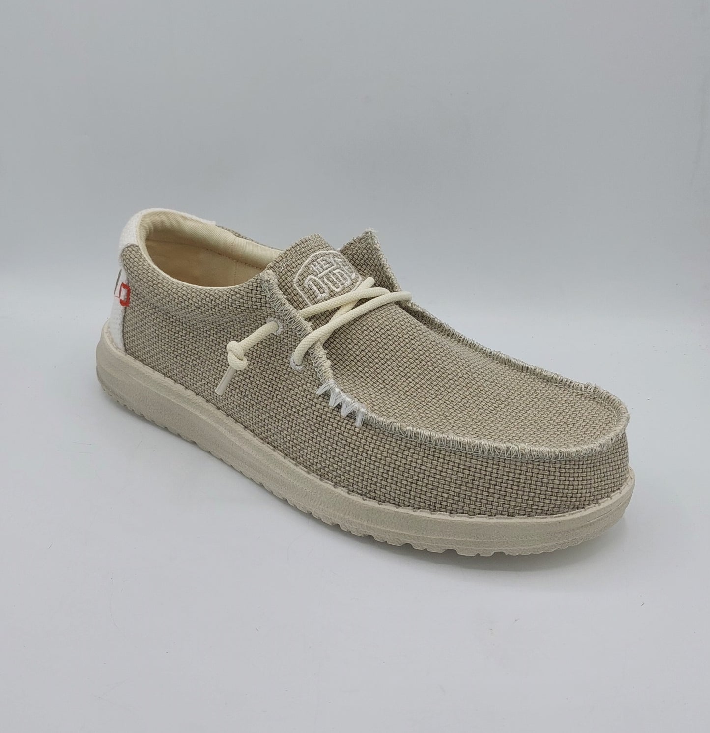 Dude uomo tela colore beige chiaro