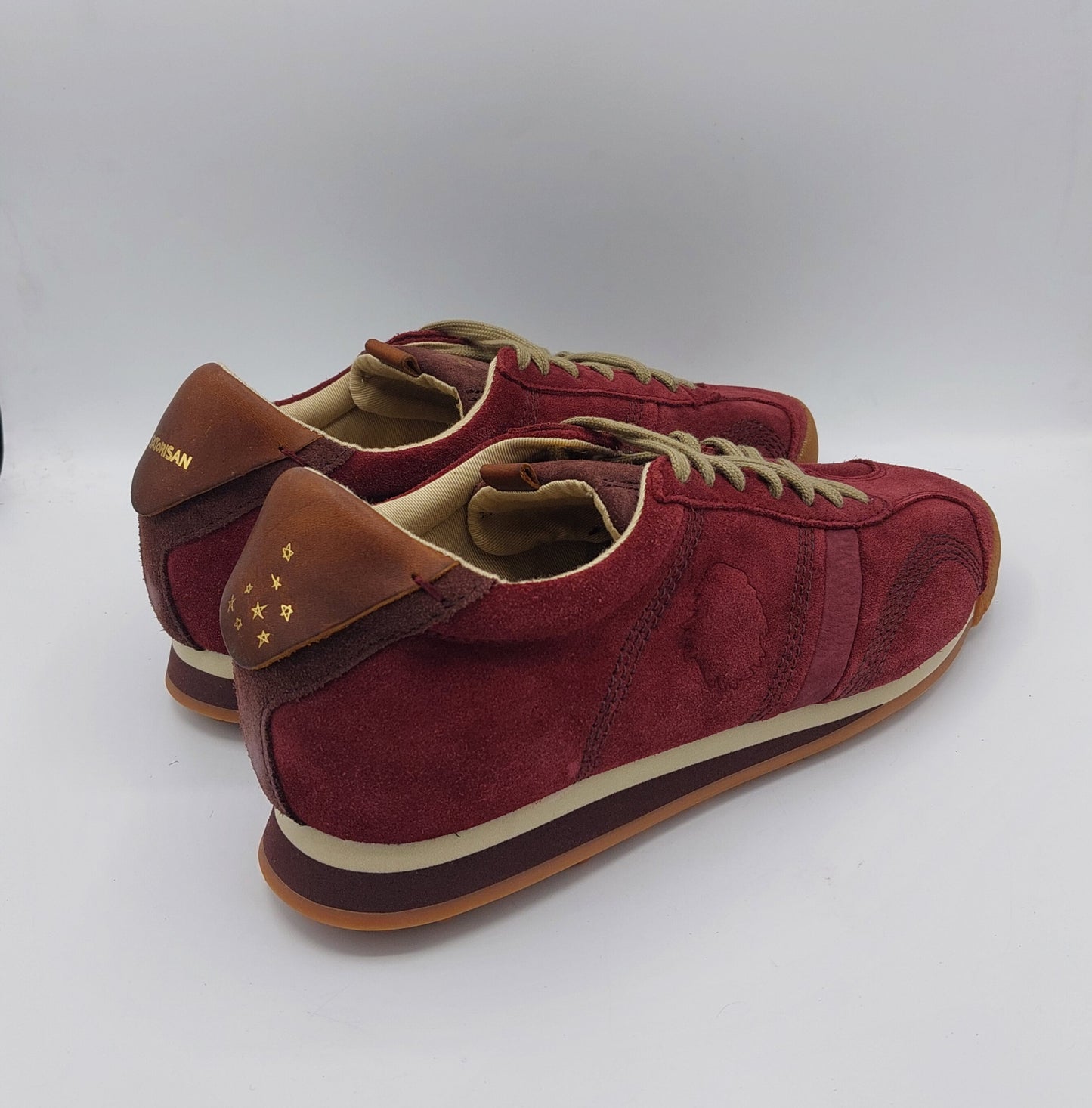 Satorisan sneakers uomo camoscio bordo'