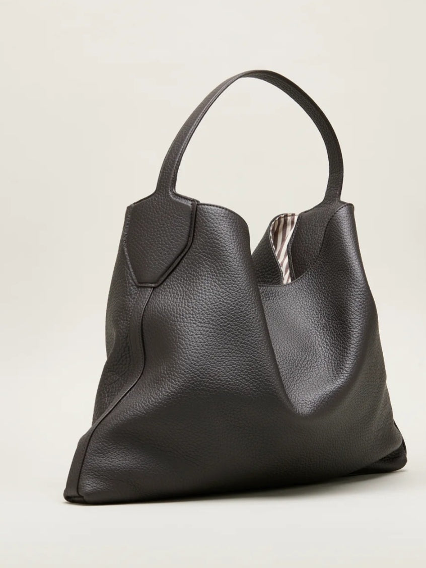 Hags borsa pelle color ebano