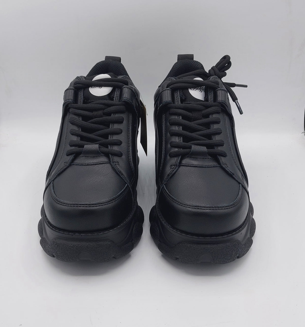 Buffalo sneakers nera suola bassa