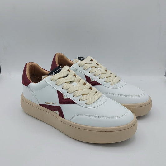Alexander Smith sneakers donna pelle bianca