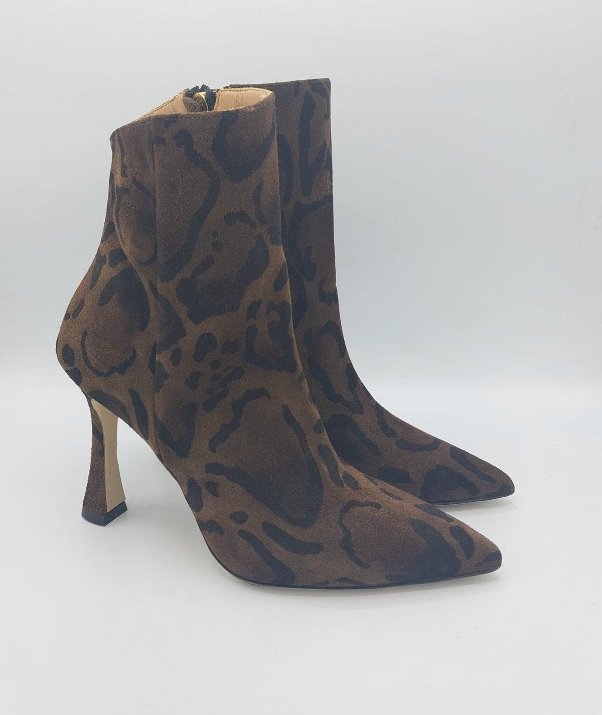 T.Q stivaletto camoscio animalier