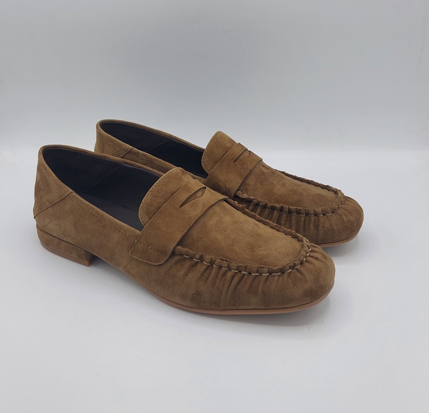 Bruno Premi mocassino camoscio tabacco