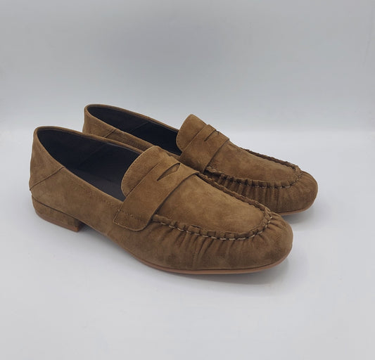 Bruno Premi mocassino camoscio tabacco