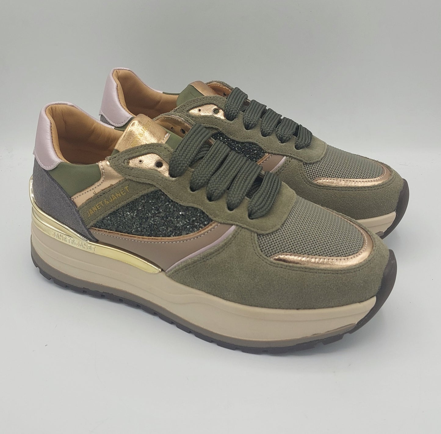 Janet e Janet sneakers verde