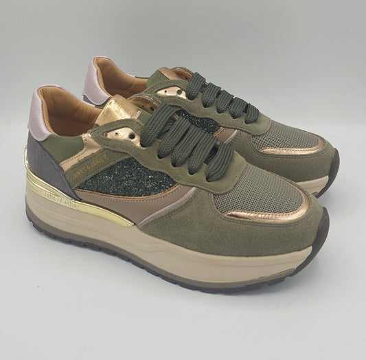 Janet e Janet sneakers verde