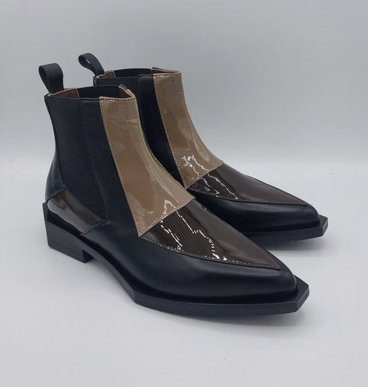 Le bohemien stivaletto pelle tre colori