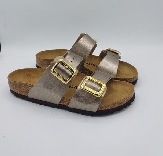 Birkenstock ciabatta Sidney Buckle taupe