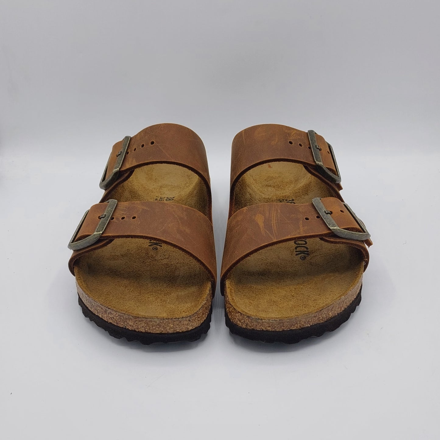 Birkenstock ciabatta Arizona uomo donna colore cognac