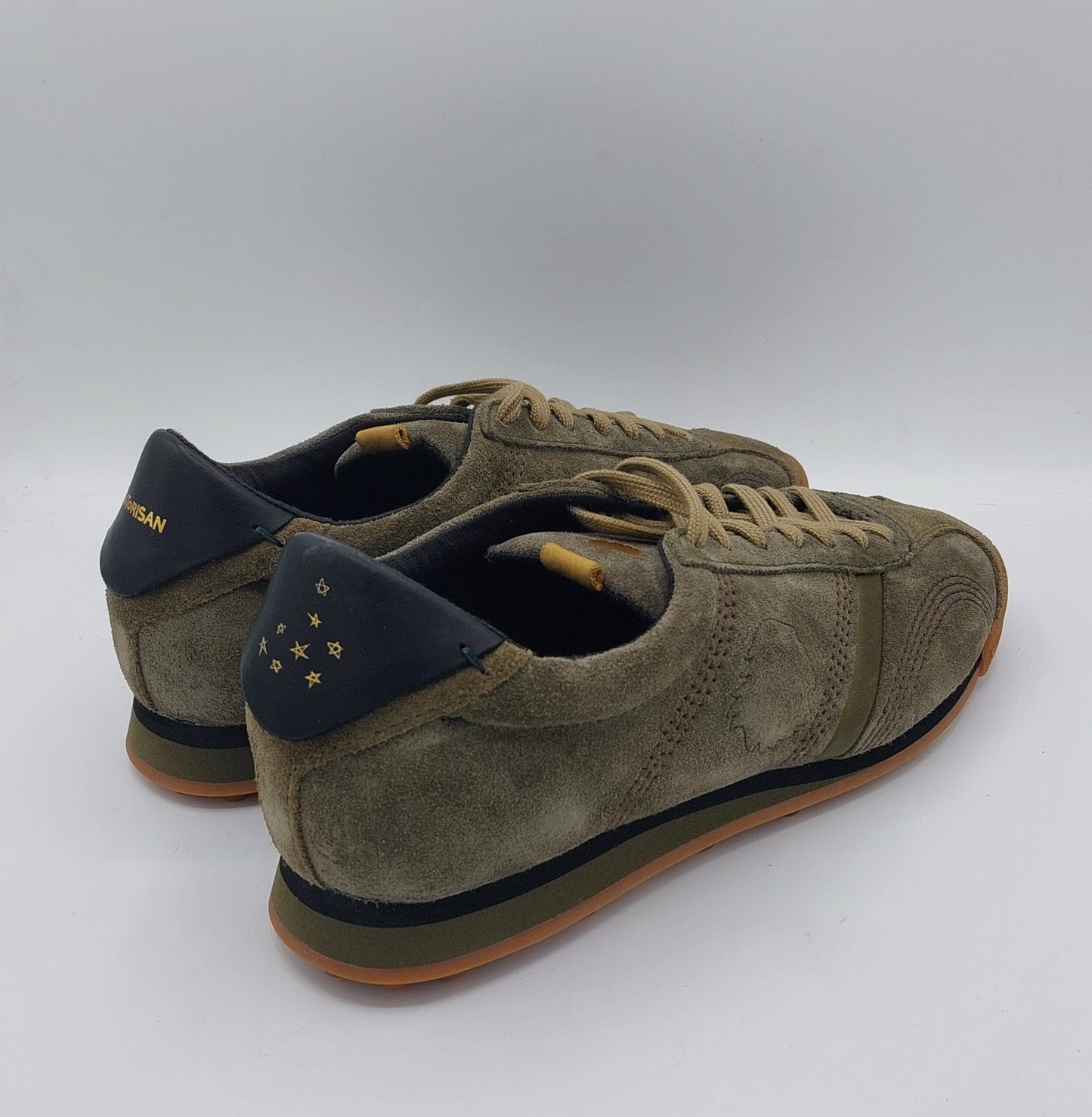 Satorisan sneakers uomo camoscio verde