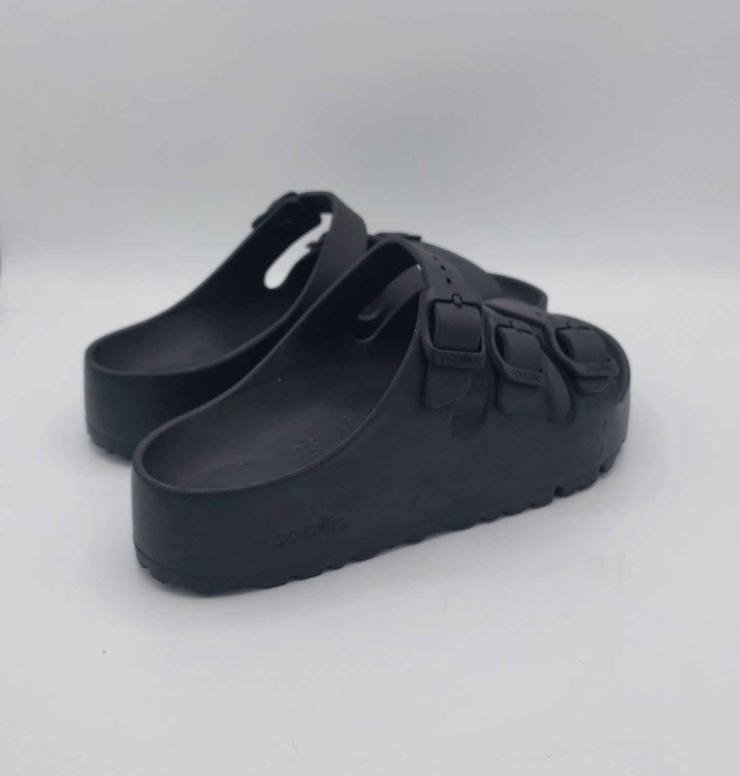 Birkenstock ciabatta Florida Eva nera con platform