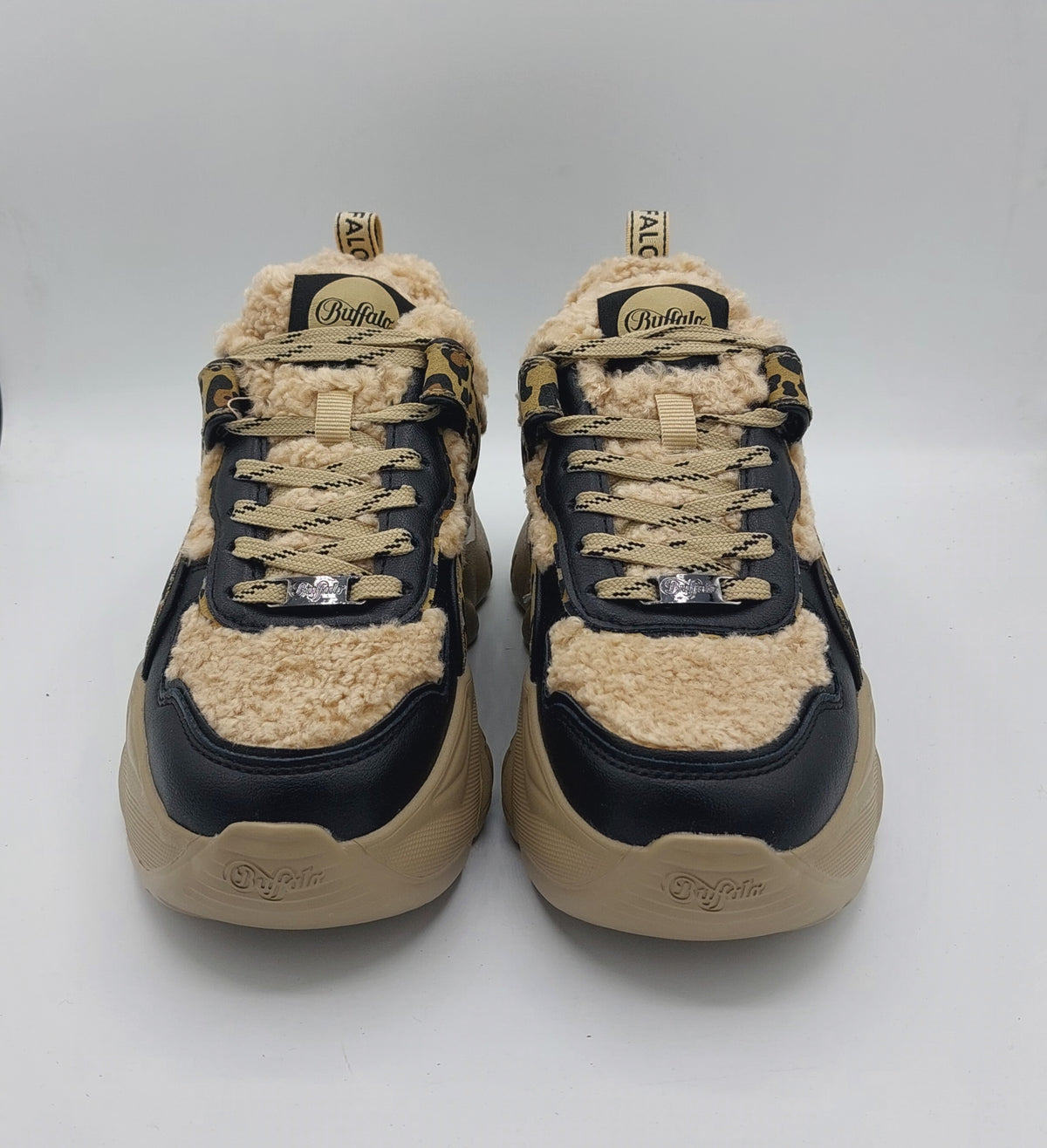 Buffalo sneakers donna pelliccia